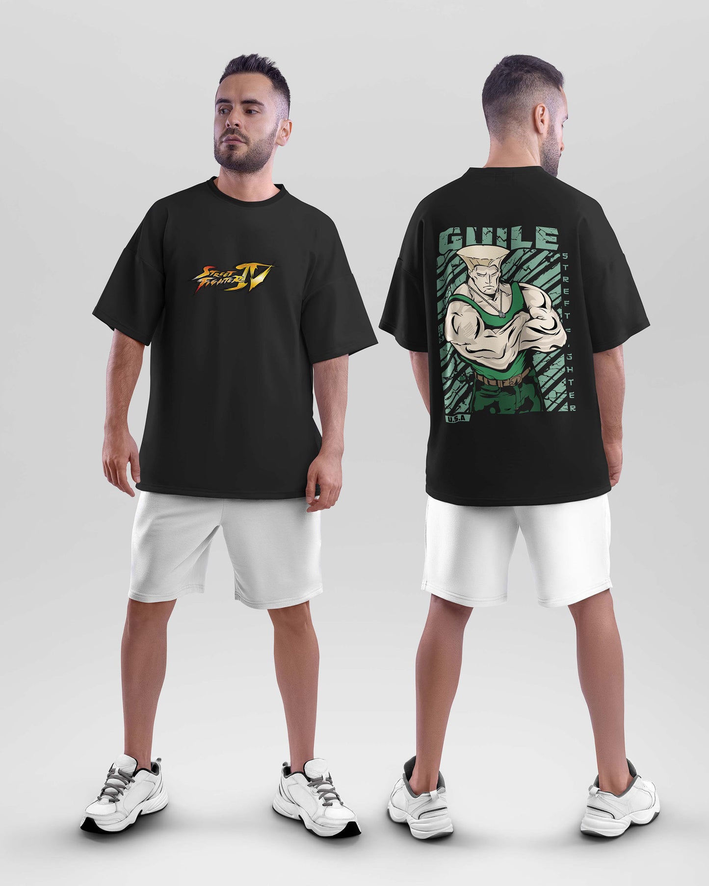 Street Fighter Anime Oversized Tee