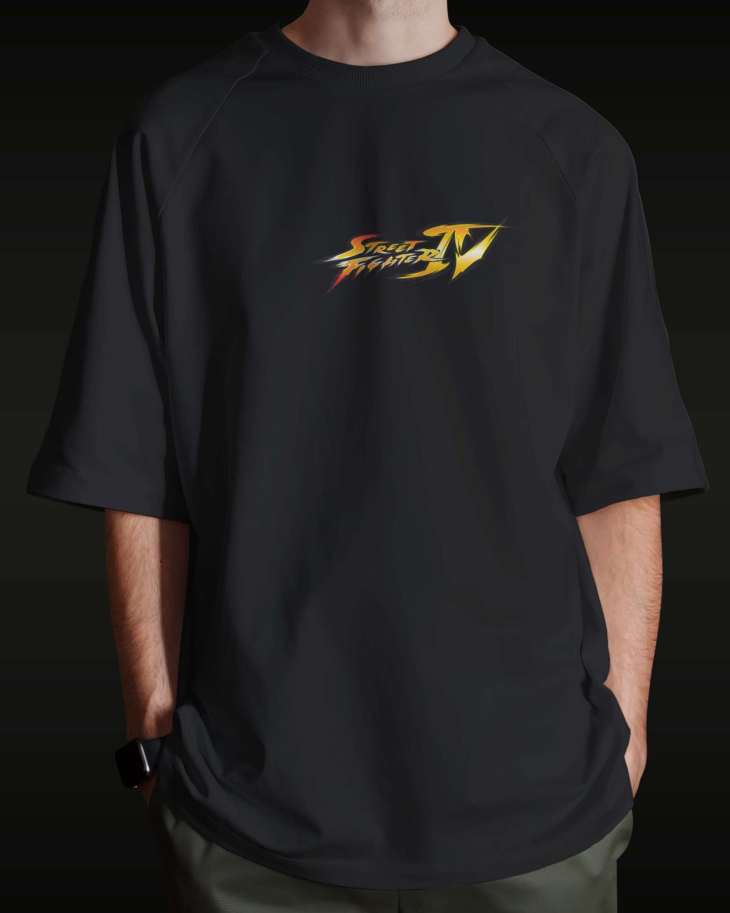 Street Fighter Anime Oversized Tee