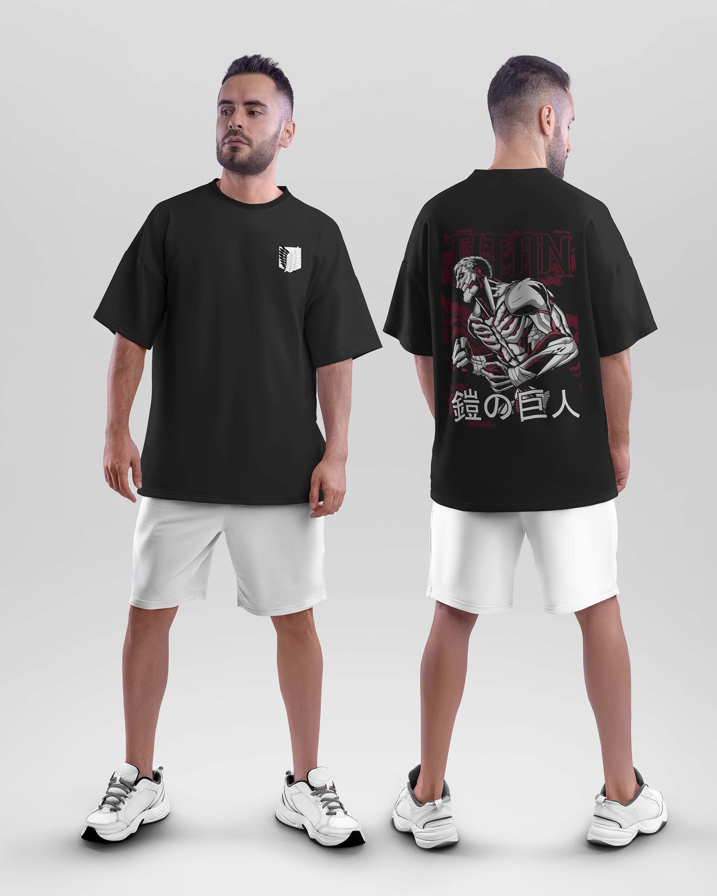 Attack On Titan Anime Oversized Tee