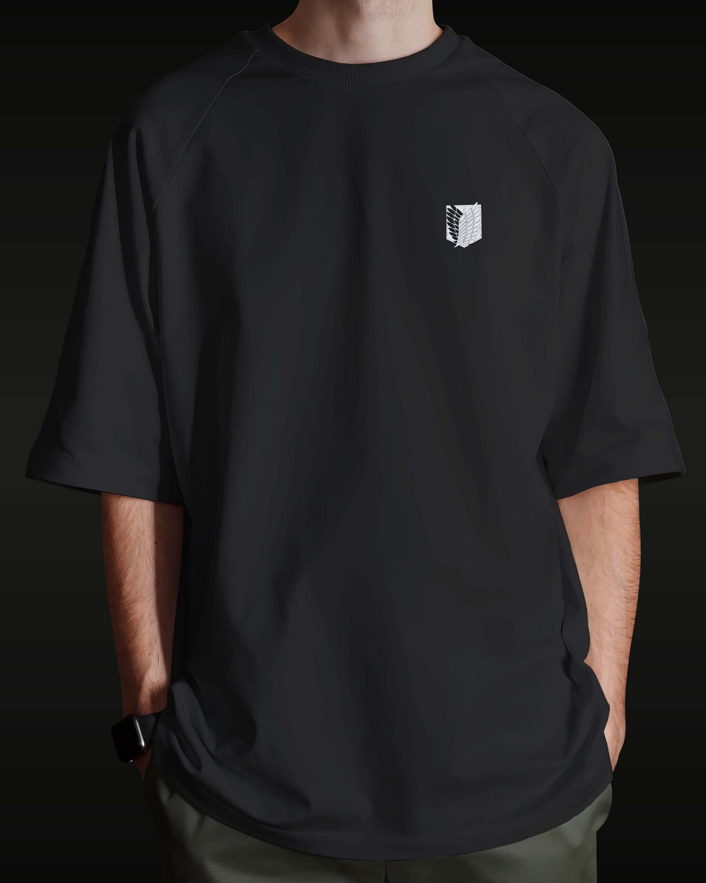 Attack On Titan Anime Oversized Tee