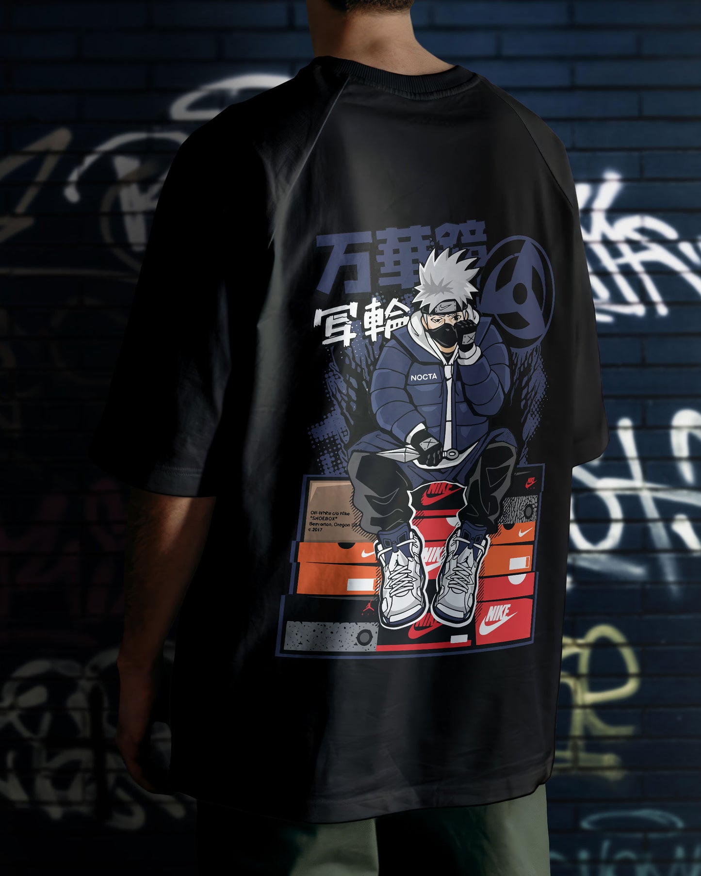 Naruto Anime Oversized Tee