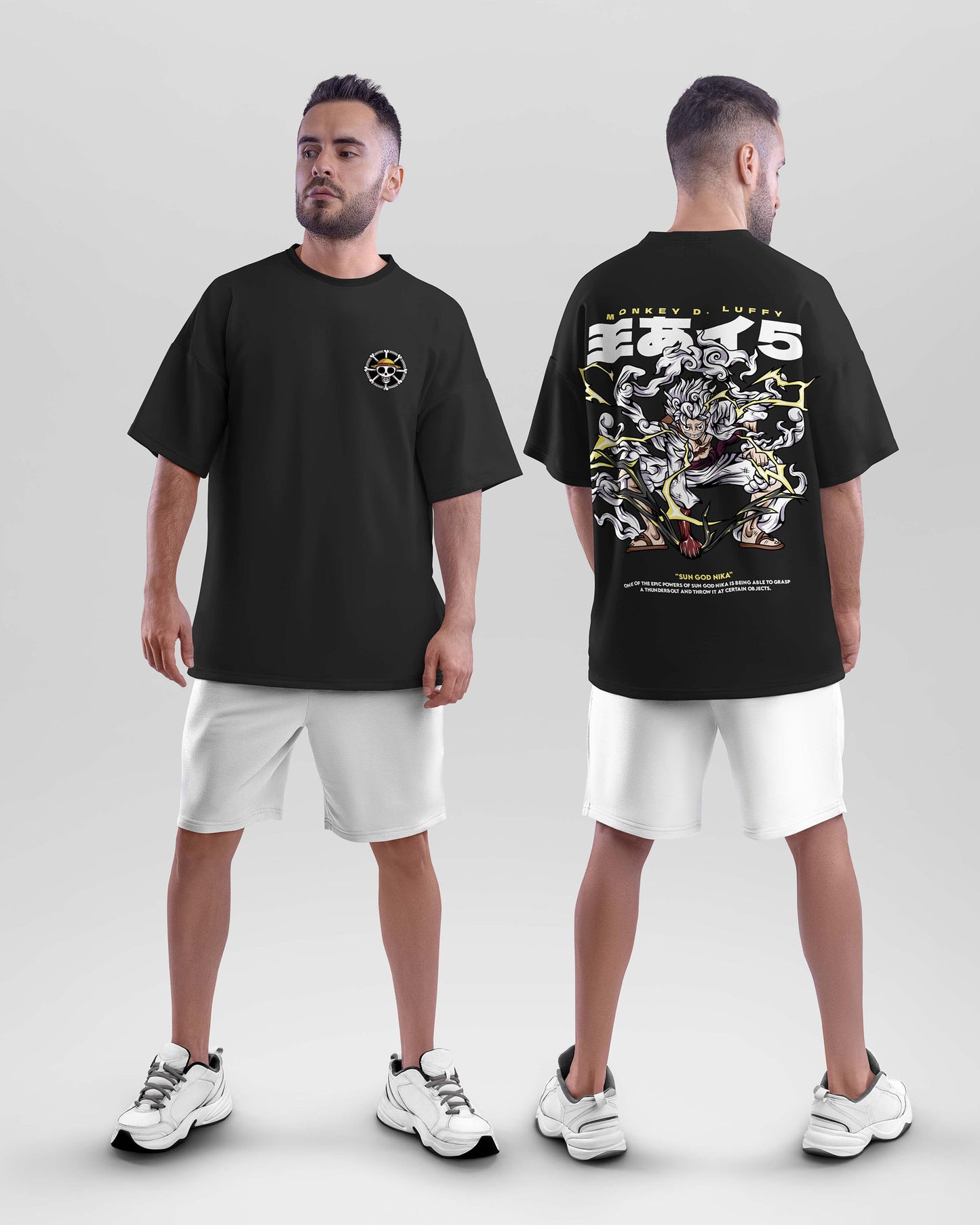 One Piece Anime Oversized Tee