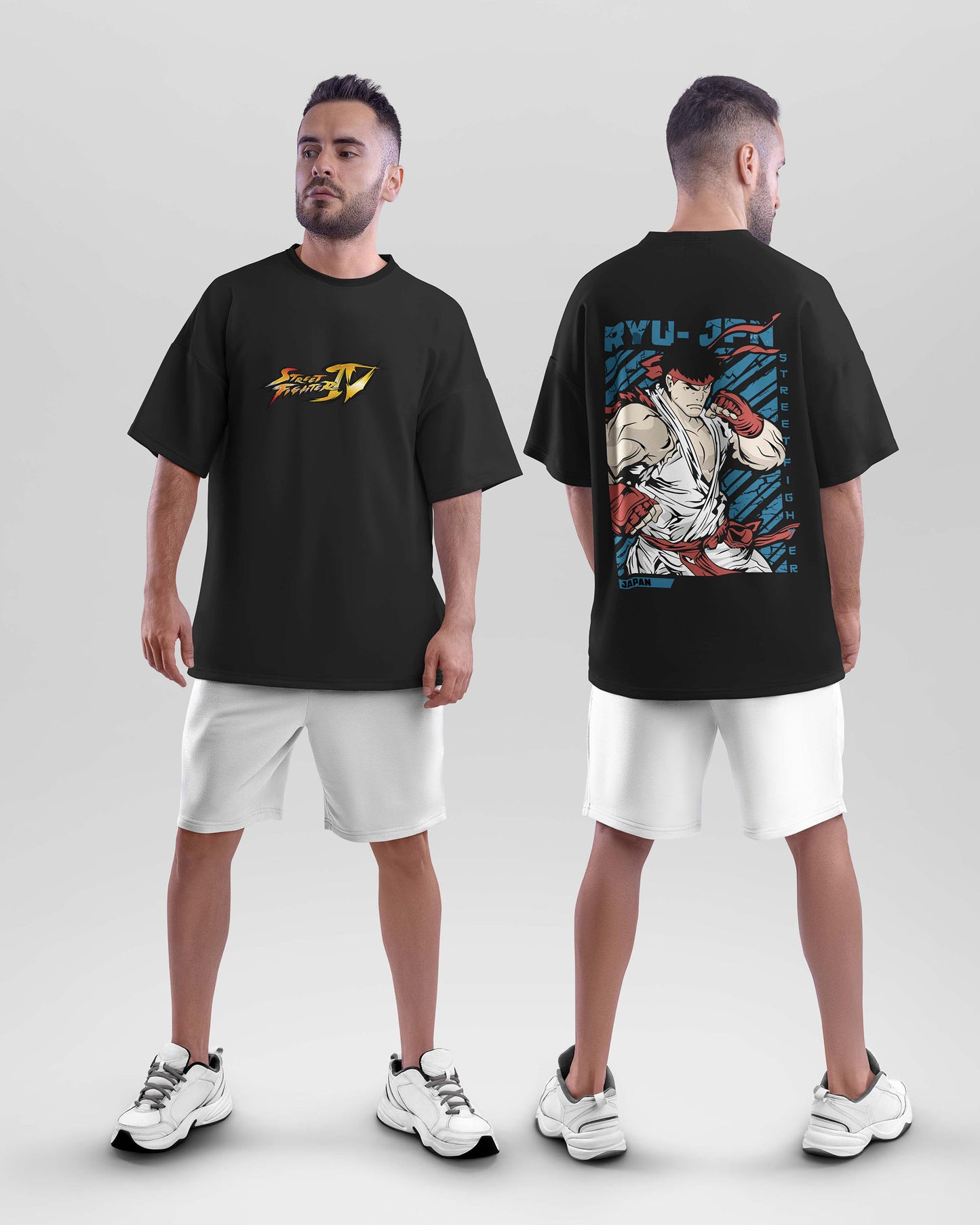 Street Fighter Anime Oversized Tee