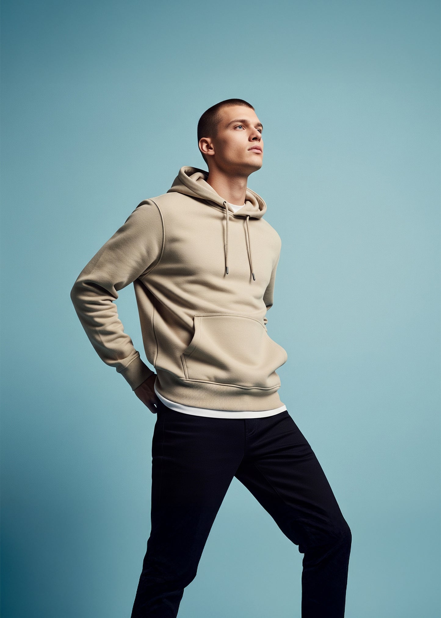 CloudSoft Fleece Hoodie - Beige