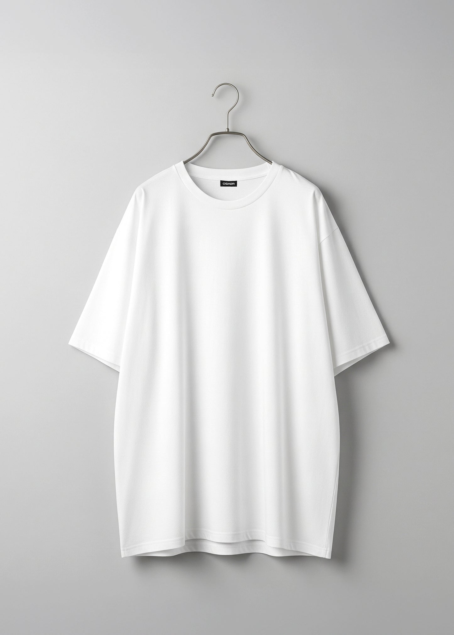 Oversized Solid Tee - White