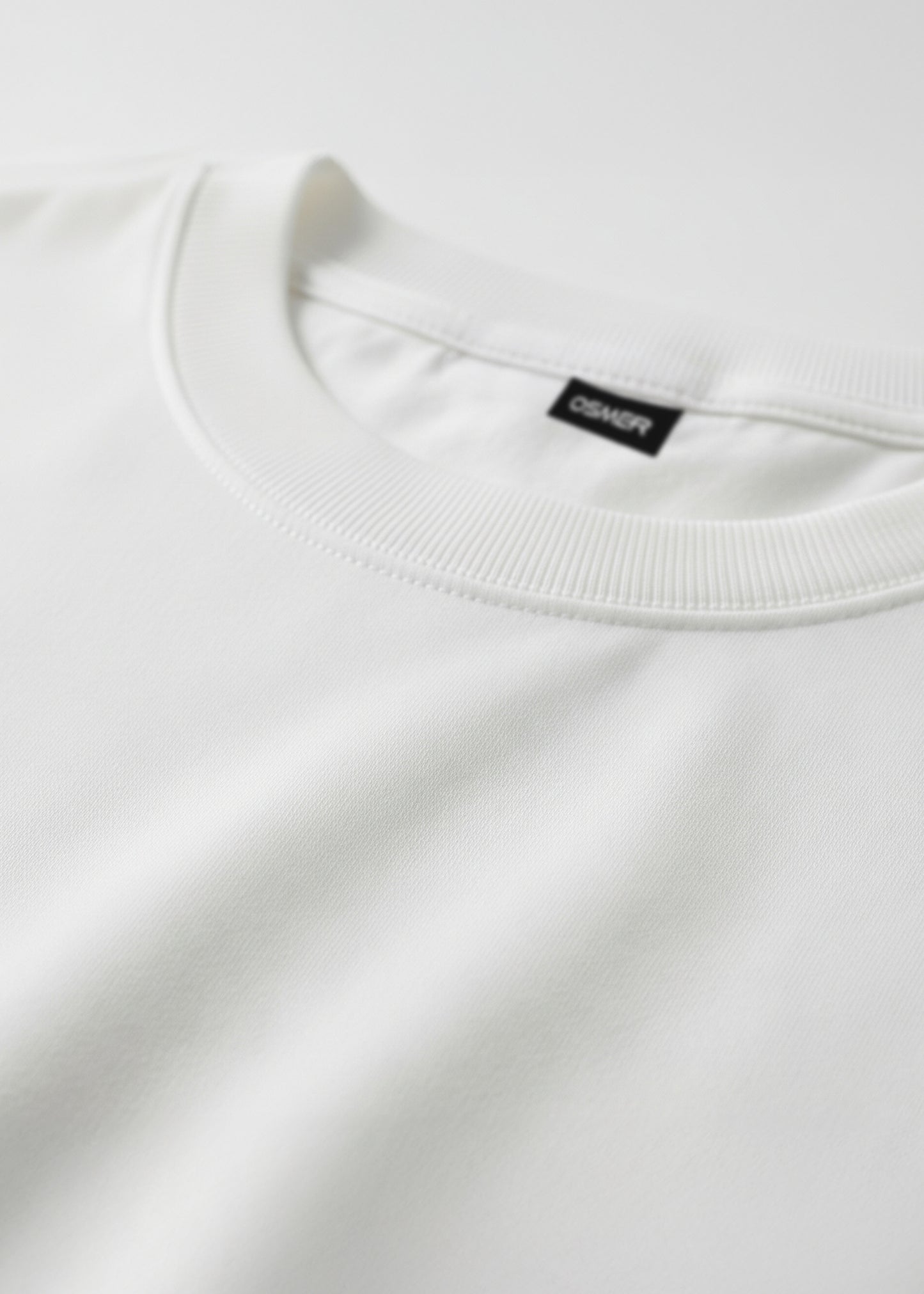 Oversized Solid Tee - White