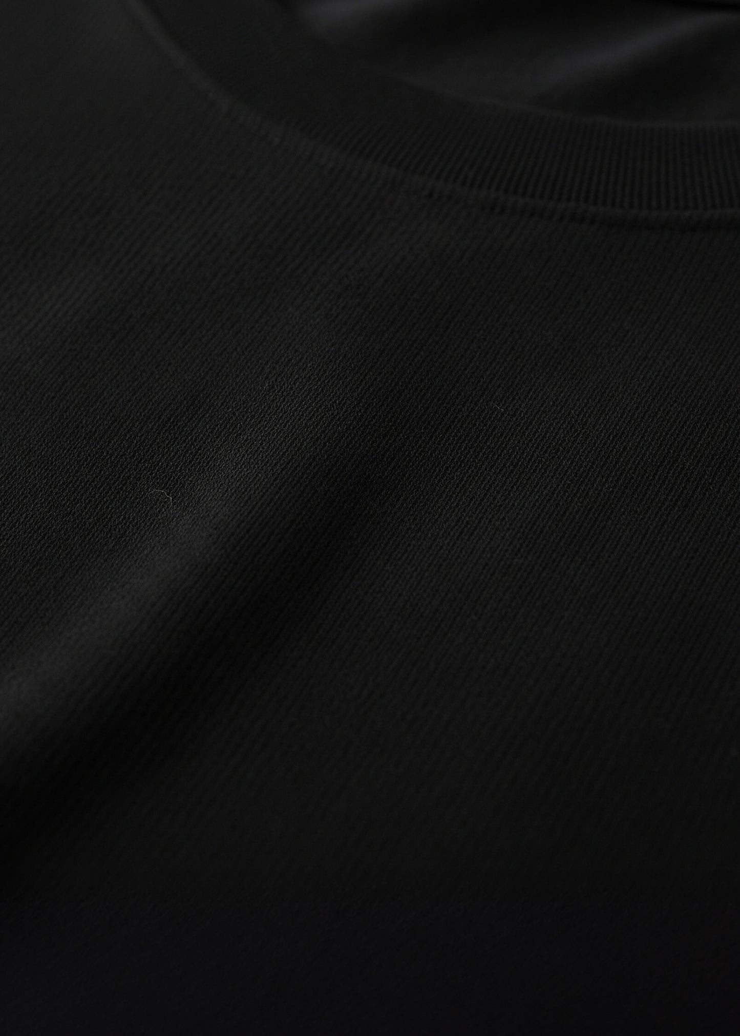Oversized Solid Tee - Black