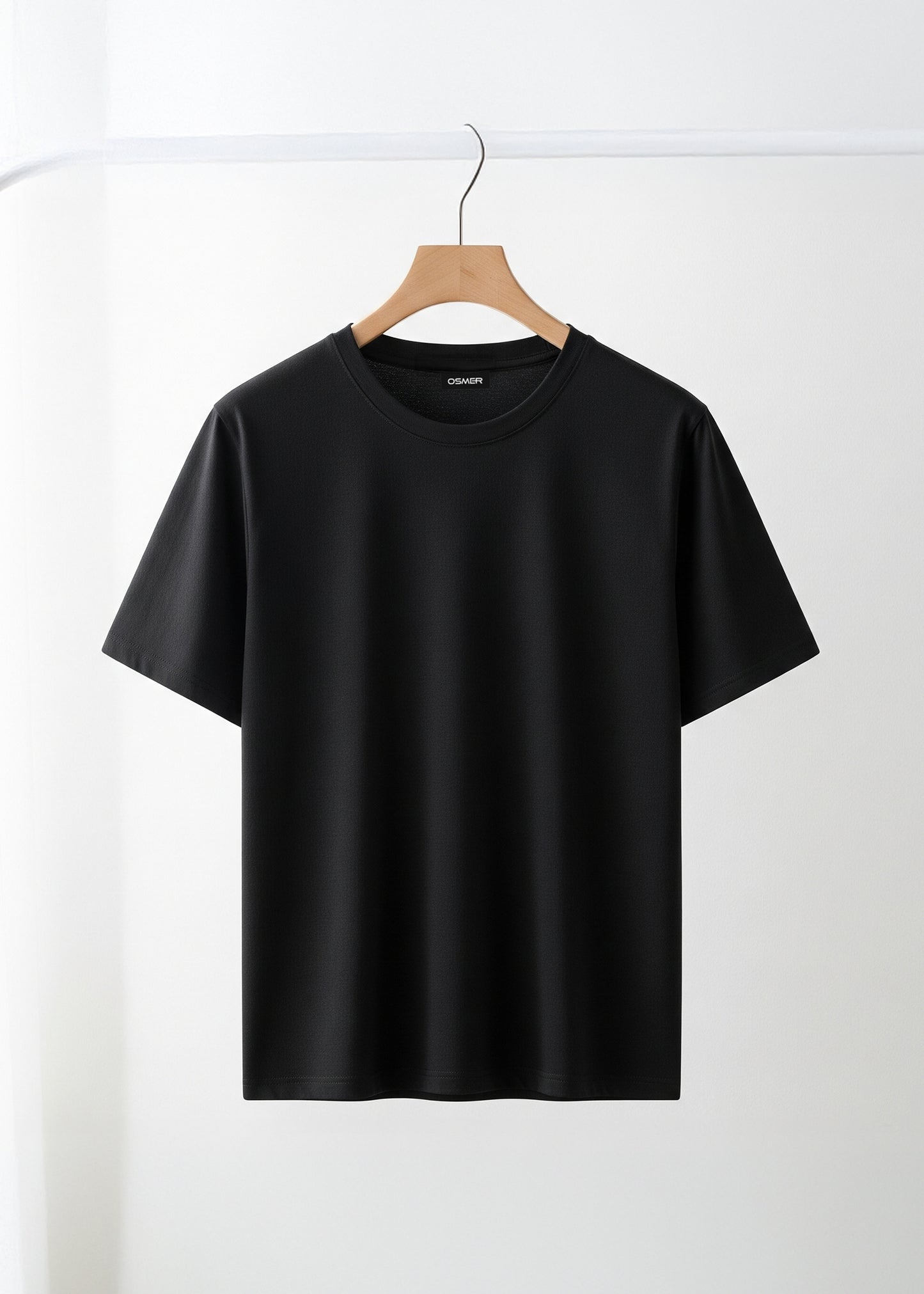 Premium Classic Crew Neck Tee - Black