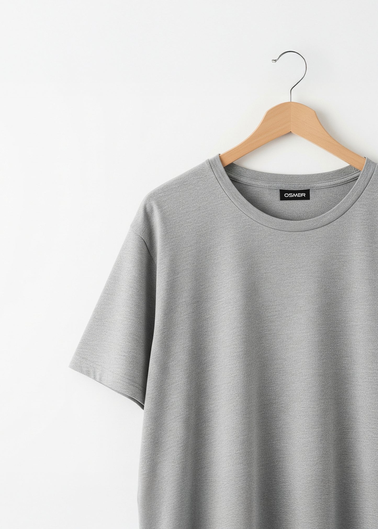 Premium Classic Crew Neck Tee - Grey