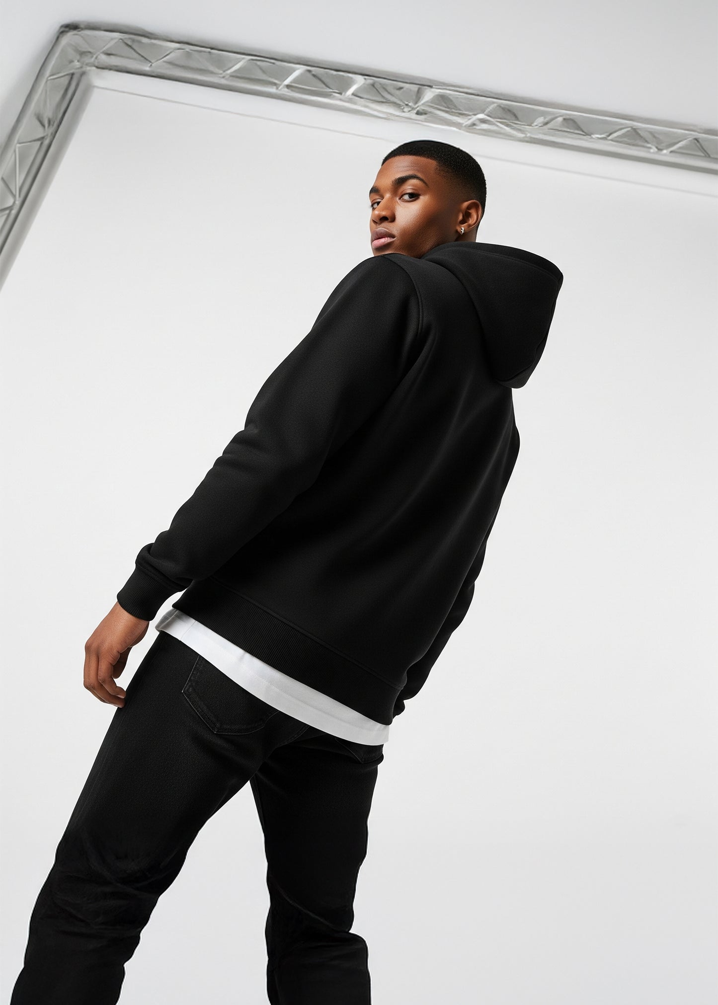CloudSoft Fleece Hoodie - Black