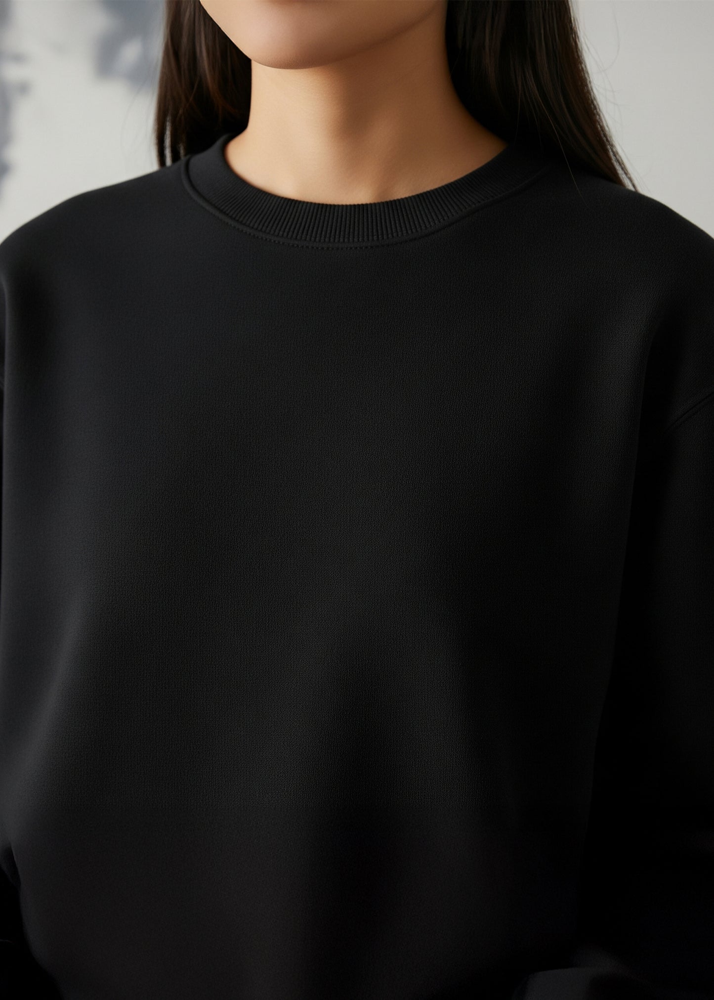 Luxura Fleece Sweatshirt - Black