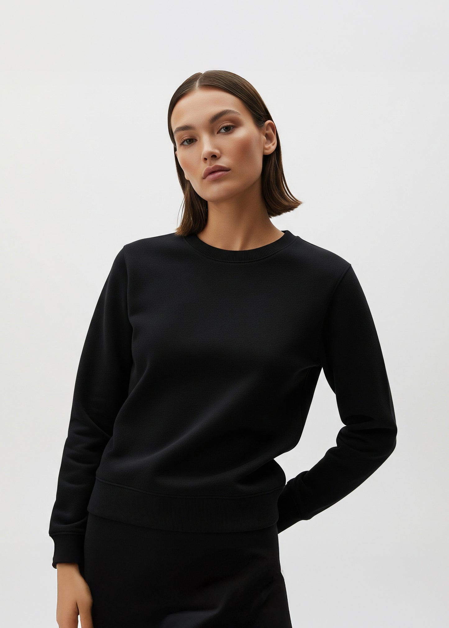 Luxura Fleece Sweatshirt - Black