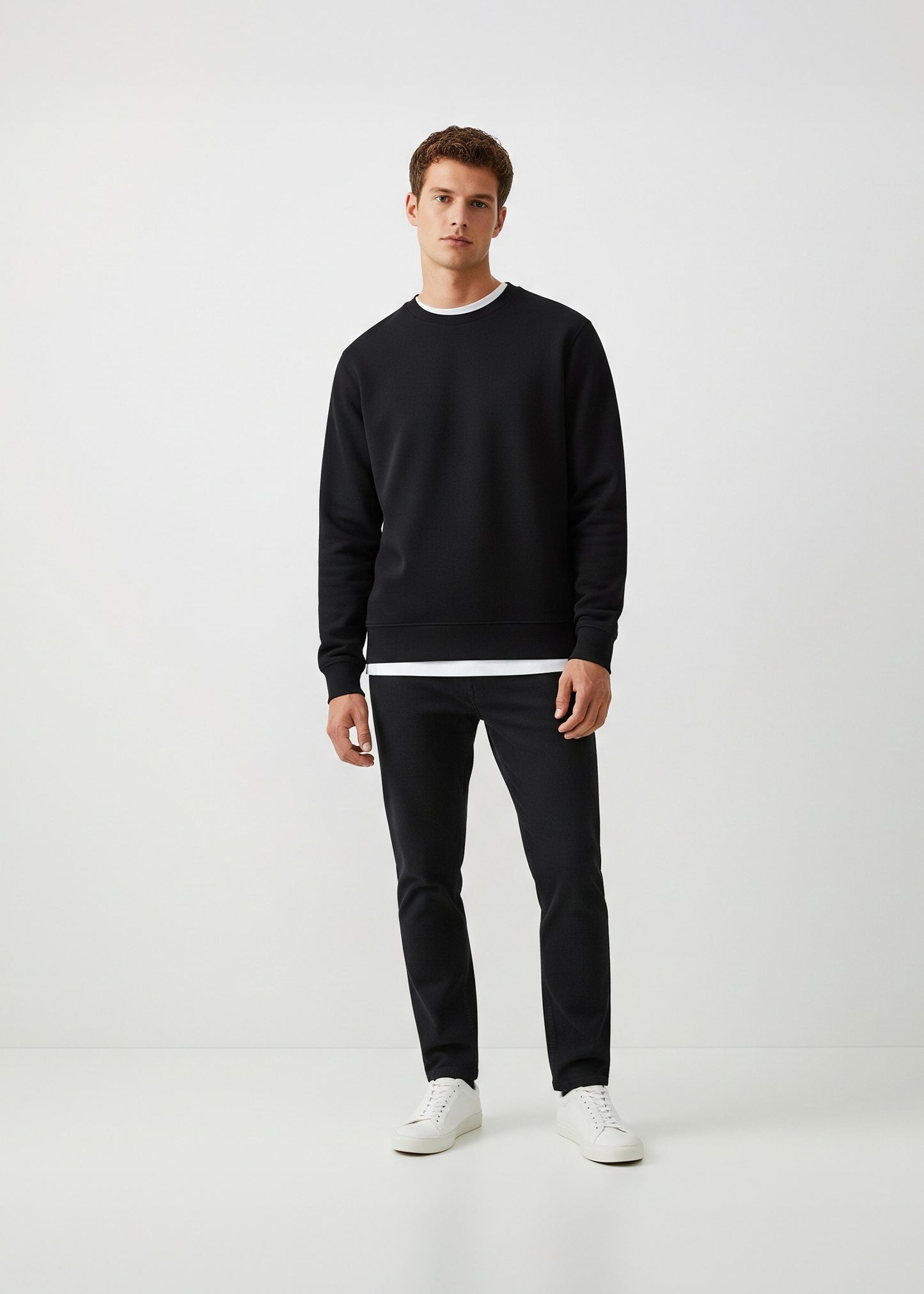 Luxura Fleece Sweatshirt - Black