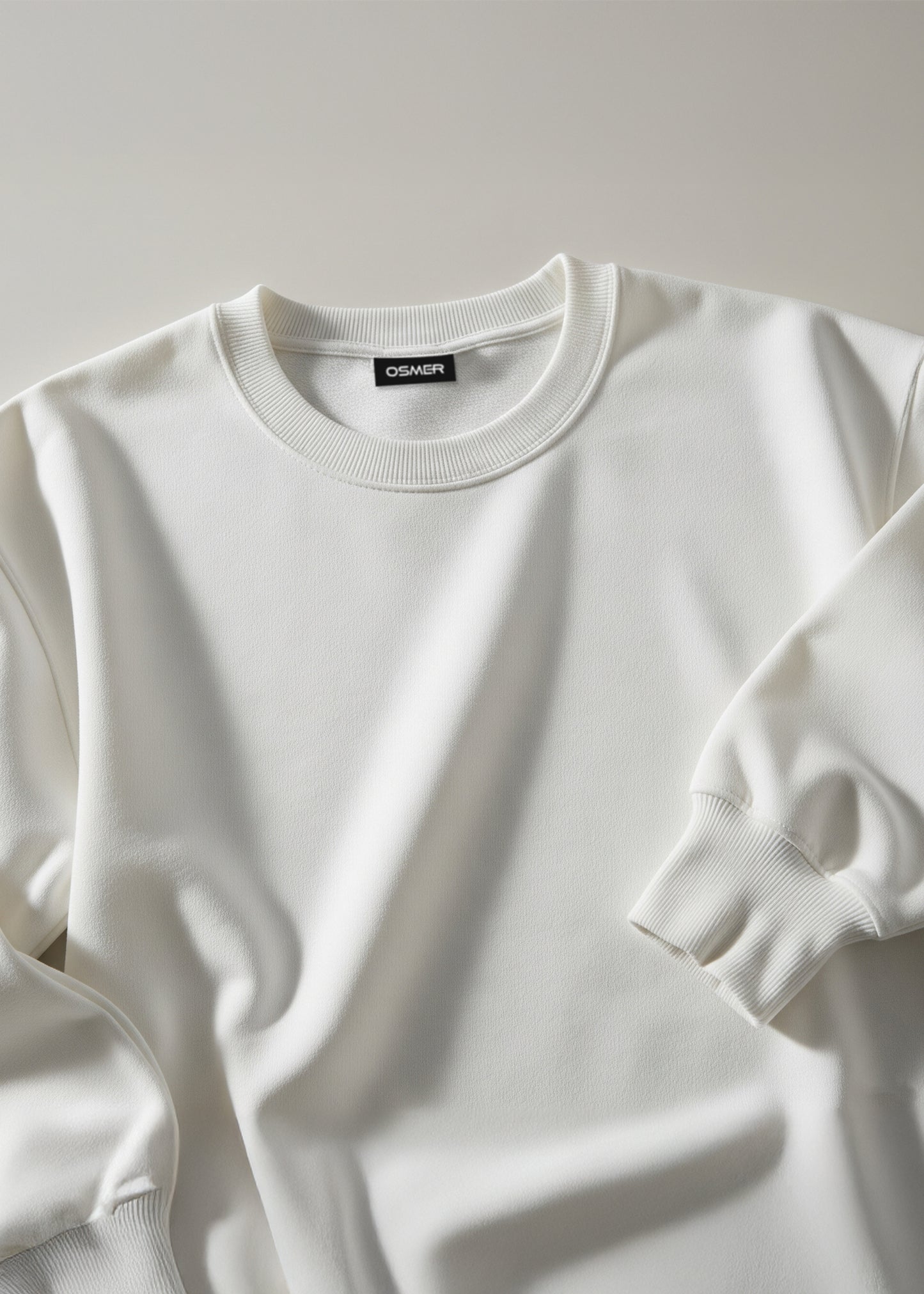 Luxura Fleece Sweatshirt - White