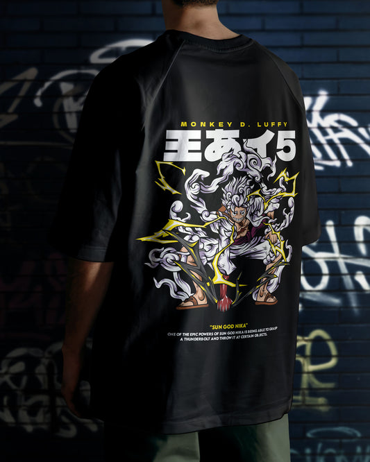 One Piece Anime Oversized Tee