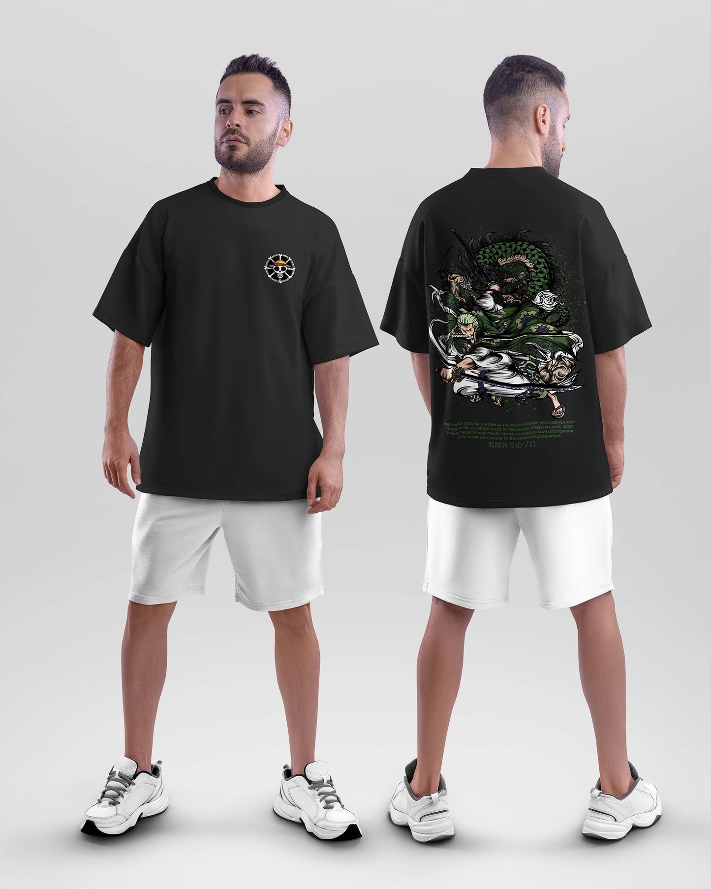 One Piece Anime Oversized Tee