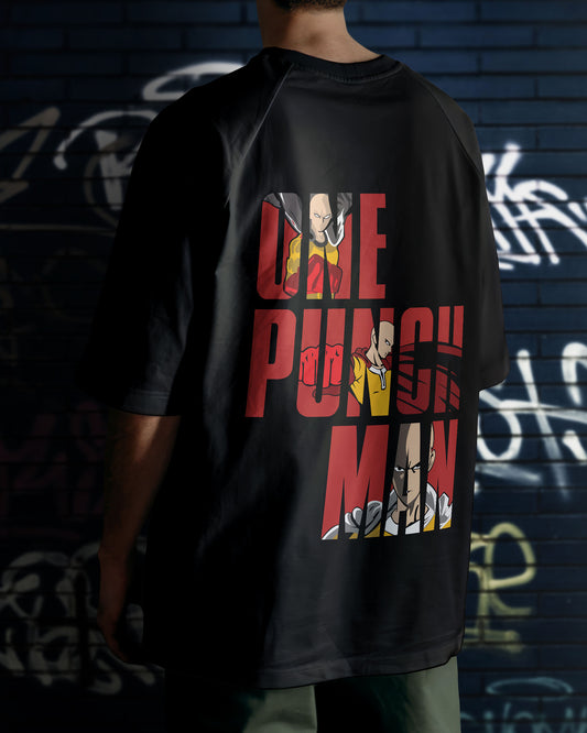 One Punch Man Anime Oversized Tee