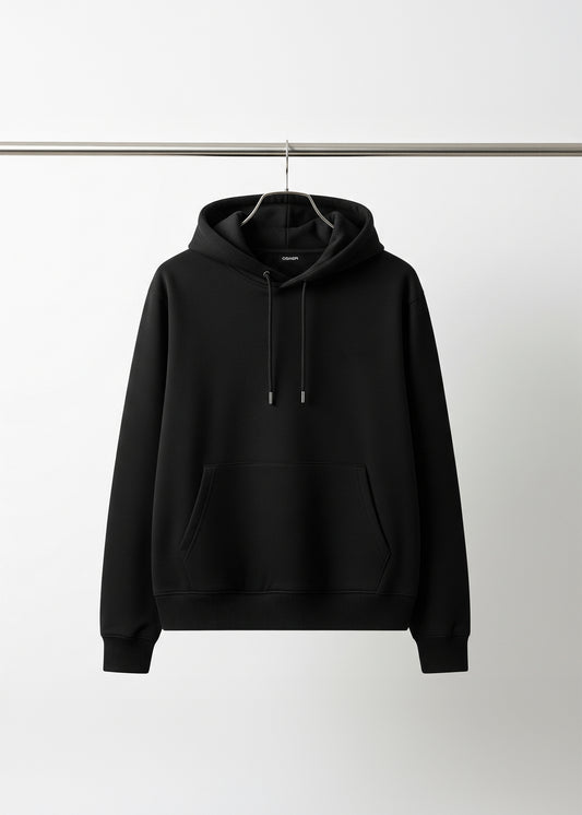 CloudSoft Fleece Hoodie - Black