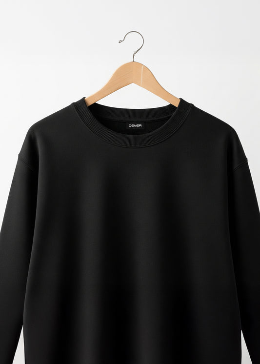 Luxura Fleece Sweatshirt - Black